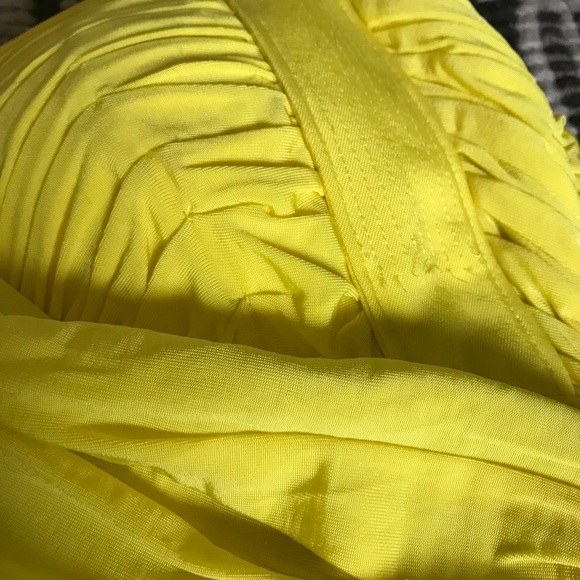 bebe Yellow Mini Dress - Picture 3 of 3